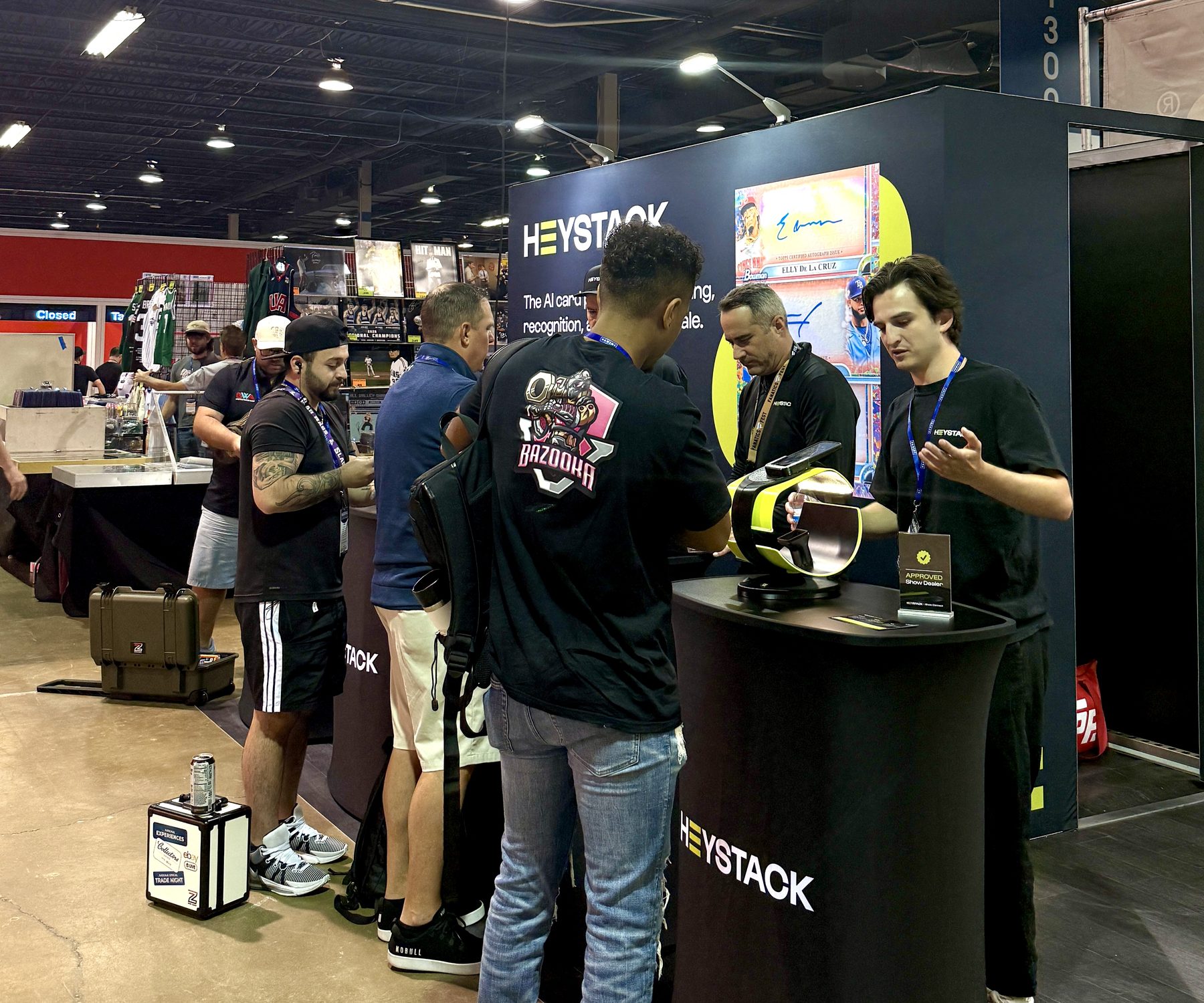 Collectors gathered at the Heystack Store Connect booth